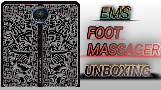 EMS Foot Massager How to Use  Benefits Unboxing and Review  Naveen Unboxing Vlogs [upl. by Consuela]