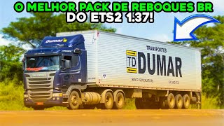 GRÁTIS 🌟 O MELHOR PACK DE REBOQUES BR DO ETS2 137 [upl. by Llednew458]