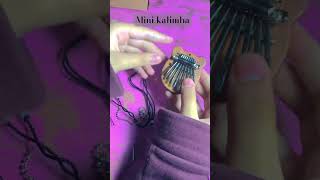 8 keys mini kalimba youtube instrument [upl. by Alliuqet]