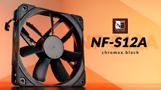 The Forgotten Noctua Fan  Noctua NFS12A Chromax Black Swap [upl. by Doherty]