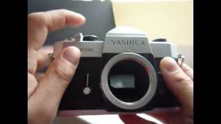 Film camera Yashica TLELECTRO problem [upl. by Hsaniva]