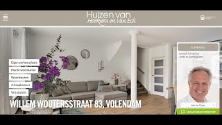 Te koop Willem Woutersstraat 83 Volendam  Hoekstra en van Eck Makelaars  Méér Makelaar [upl. by Oirramed]