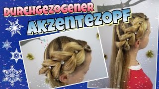 AKZENTE ZOPF durchgezogen🎀Haare mittellang🎀coole Mädchen ZöpfeampFrisuren [upl. by Noloc]