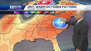 Alabamas weather is nearing record dry and record warm levels for late October and the forecast [upl. by Suoivart674]