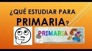 Soy Docente ¿QUÉ ESTUDIAR PARA EL EXAMEN DE PRIMARIA [upl. by Elohcim212]