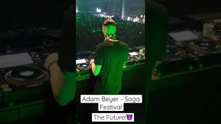 Adam Beyer at Saga Festival playing out my track with Camelphat the Future shorts [upl. by Merrill]