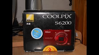 Nikon Coolpix S6200 Unboxing [upl. by Shuping]