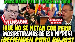 ¡LO ULTIMO PRESIDENTE DEL PODER JUDICIAL LARGA LA CIDH quotNO VAMOS HACER CASO A LOS ROJO DE MIRD4quot [upl. by Ahsien]