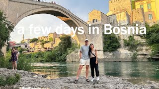 MOSTAR TRAVEL VLOG  Kravica Falls and Blagaj  Bosnia and Herzegovina  Summer diaries [upl. by Sissie]