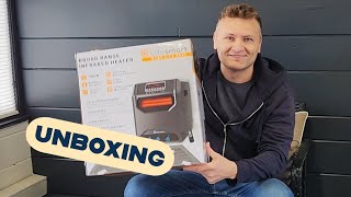 LifeSmart Infrared 1500W Space Heater Unboxing and Setup [upl. by Humpage]