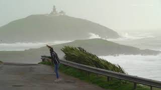 Ex  Hurricane Ophelia in Ireland  October 16 2017 [upl. by Newell849]