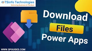 How to Download Files Directly from PowerApps Gallery  Download File From SharePoint Library [upl. by Erminna]