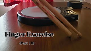 Finger Exercise Part 1B 🥁 thedrumpadseries icadrums [upl. by Hasty729]