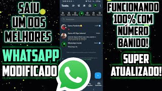 SAIU PARA USAR SEU NÚMERO BANIDO UM DOS MELHORES WHATSAPP MODIFICADO DE TODOS DHWHATSAPP ULTRA 141 [upl. by Znarf]