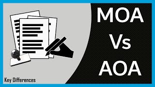 Memorandum of Association MOA Vs Articles of Association AOA Differences amp Comparison [upl. by Enid]