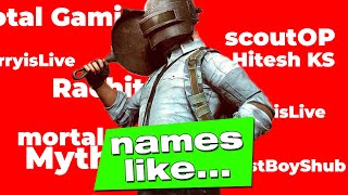 Top 10 Gaming Channel Names amp Ideas  Best Unique Gaming Channel Name 2023 [upl. by Eimrots]