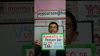 ESTE FEBRERO 2024 AUMENTO de 466 en PENSIÓN IMSS e ISSSTE UMA 10857 PESOS [upl. by Camilia]