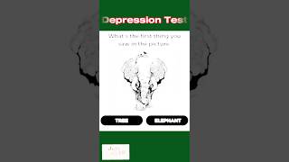 Depression Test challenge see elephant tree depression eyetest [upl. by Darleen]