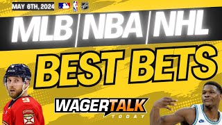 Free Best Bets and Expert Sports Picks  WagerTalk Today  NHL Playoffs and MLB Predictions  May 6 [upl. by Bennie]