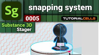 0005 snap settings in Substance 3D Stager [upl. by Oiralednac]