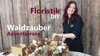 DIYAdventskranz aus natürlichen Materialien [upl. by Thurman]