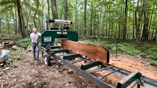 Quick Oak on the Sawmill  Video 2 [upl. by Borman]