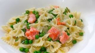 pasta met gerookte zalm [upl. by Pasquale652]