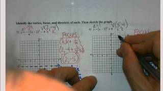 Honors Algebra 2 Graphing Parabola Quiz Preview [upl. by Yonit]