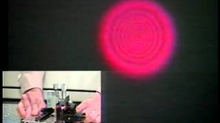 Optics Fresnel diffraction  circular apertures  MIT Video Demonstrations in Lasers and Optics [upl. by Tessi]