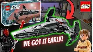 What You NEED To Know Before You Buy The NEW LEGO Darth Maul Sith Infiltrator Early Review [upl. by Suzanne]