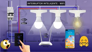 Increíble Interruptor Inteligente con Wifi  Domótica Casa Inteligente Smart Life [upl. by Rehpotsirhk]