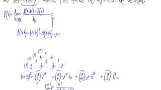 Derivada por definición Polinomio de grado 3 [upl. by Ocsic]