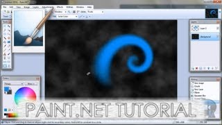 PaintNET tutorial number 67  Magic spiral [upl. by Rehpoitsirhc272]