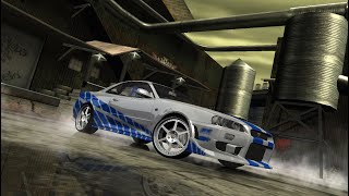 NFS Most Wanted Brian OConners 2F2F Nissan Skyline  Links in Description [upl. by Ecinna767]