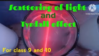 Scattering of lightTyndall effec Class 9 and 10 Ncert [upl. by Morganstein766]