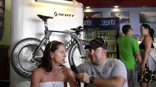 Age Grouper Alice McClure Post 2010 Ironman World Championship Interview [upl. by Idolah]