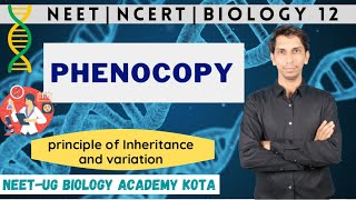 Phenocopy  Genetics  Principle of Inheritance and Variation  NEET  Vitamin D Rickets [upl. by Seuqram]