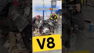 V8 из двух 15L моторов  КАК ЗВУЧИТ [upl. by Ekoorb]