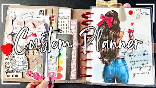 My Custom Planner FlipThrough ✨🍒 New 2024 Disc Planner System [upl. by Naujid]