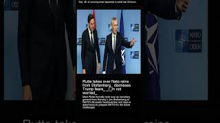 Rutte takes over Nato reins from Stoltenberg dismisses Trump fears Im not worried [upl. by Alphonse]