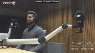 Kendji Girac interview 30012016 radio vivacité Belgique [upl. by Naggem]