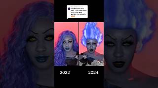 Hades Cosplay UPGRADE 2022 vs 2024  cosplay shorts makeup [upl. by Fortunio]