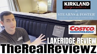 STEARNS AND FOSTER LAKERIDGE MATTRESS  FIRST LOOK [upl. by Southard]