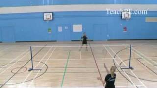 Badminton  Backhand Smash [upl. by Nnairet]