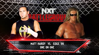 WWE 2K24  Matt Hardy Vs Edge  NXT Battleground [upl. by Ezequiel]