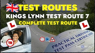 King’s Lynn Driving Test Route 7  Complete Test Route [upl. by Caraviello]