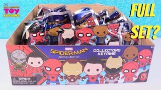 Marvel SpiderMan Homecoming Collectors Keyrings Blind Bag Toy Review  PSToyReviews [upl. by Neltiak]