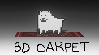 Toby Fox Carpet Bluesky UndertaleDeltarune 3D Animation [upl. by Shayn]