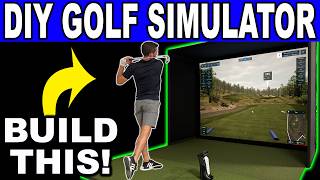 HOME GOLF SIMULATOR  SIG10 Enclosure Build DIY Home Golf Simulator [upl. by Sperry]