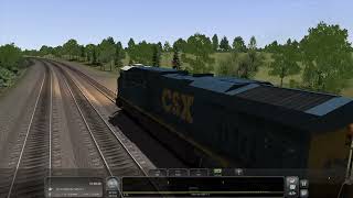 Train Simulator Classic  GE ES44AC  CSX Power Consist On The BNSF Racetrack  4K UHD [upl. by Augusto984]